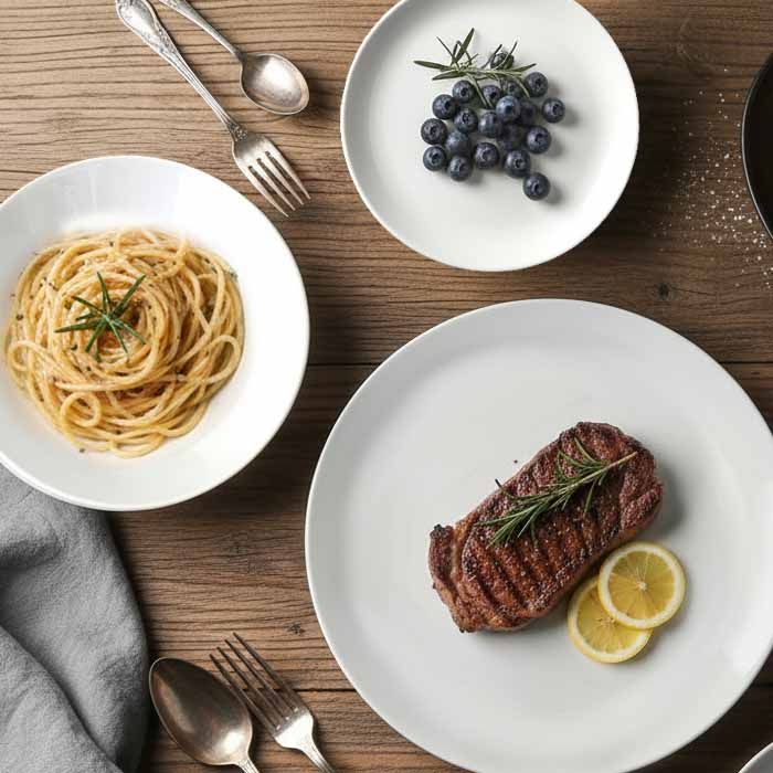 Villeroy & Boch 食器セット 6点 Villeroy Boch 食器セット キッチン用(皿&ボウル 6人分)ホワイト 18点