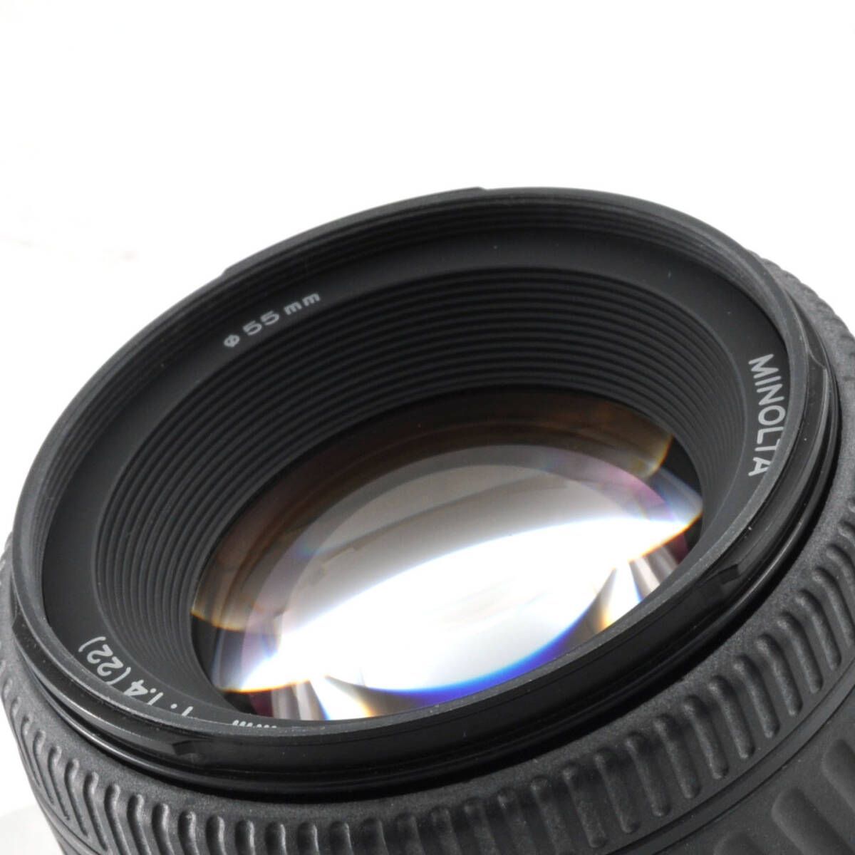 ミノルタ】Minolta AF 50mm F1.4 標準レンズ（フード付き） #P171