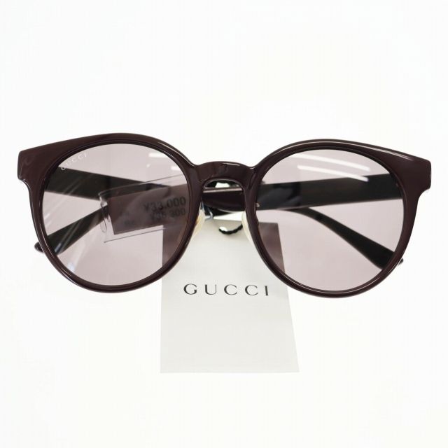 グッチ GUCCI アジアン フィット ボストン サングラス GG1339SK 54 22 バーガンディー ブランド古着ベクトル 251114