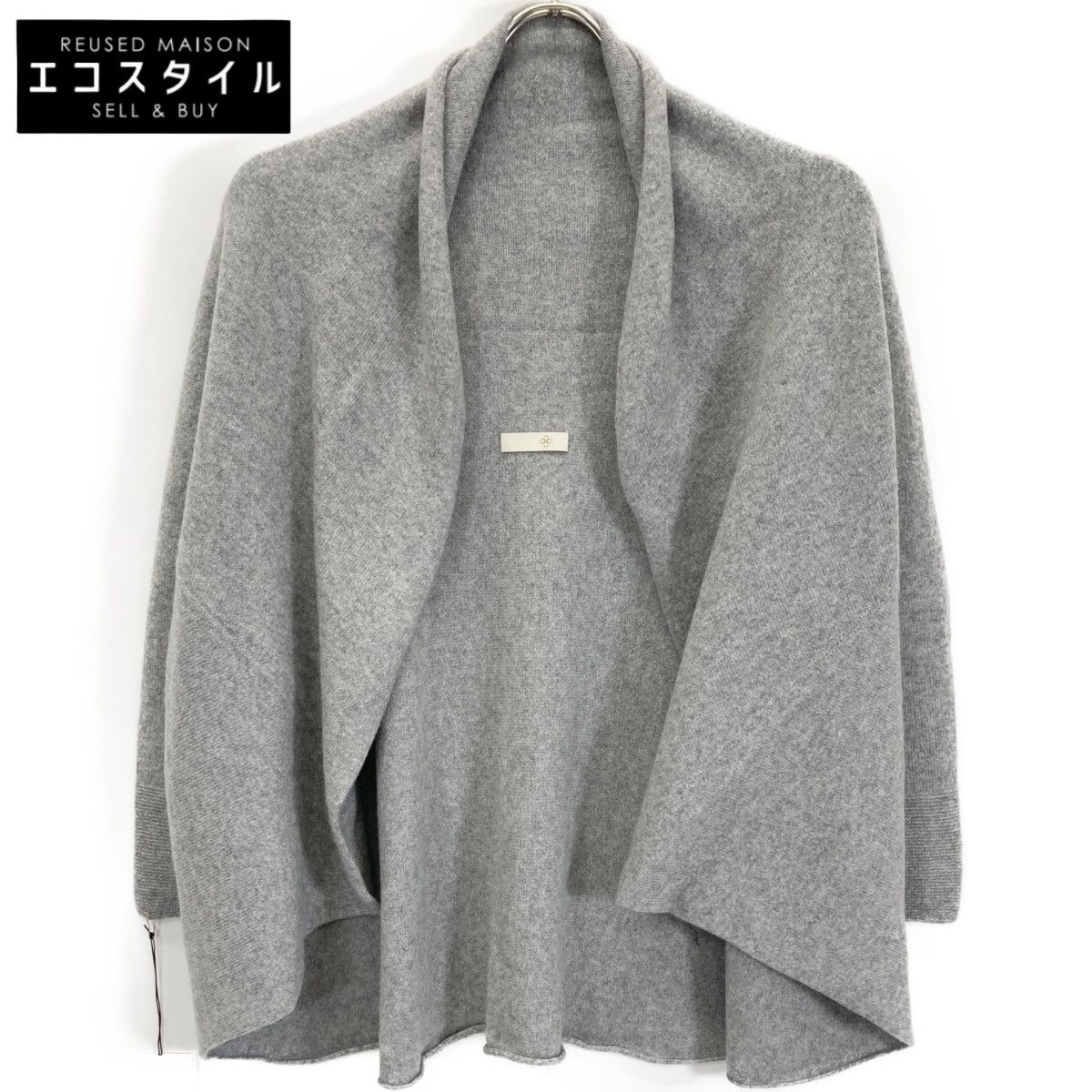 TOYOBOSHI トウヨウボウシ グレー HIJIRI 08IT-PC0003 カシミヤ カーディガン F