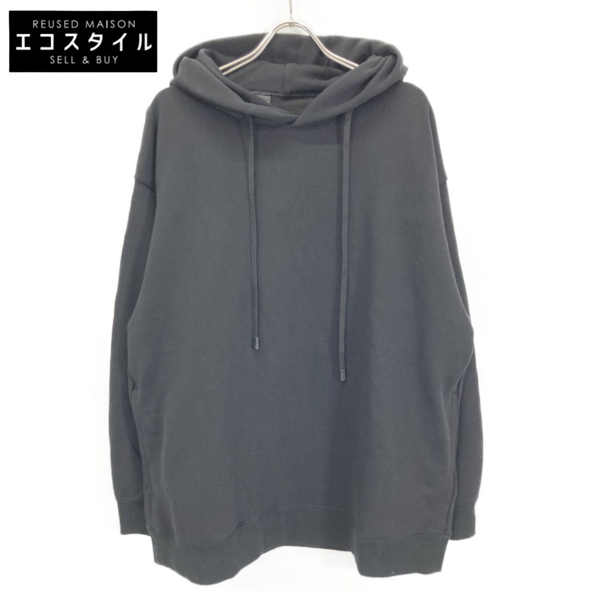 N.Hoolywood エヌハリウッド ブラック 2232-CS06-030 Tagged スウェット パーカー 40