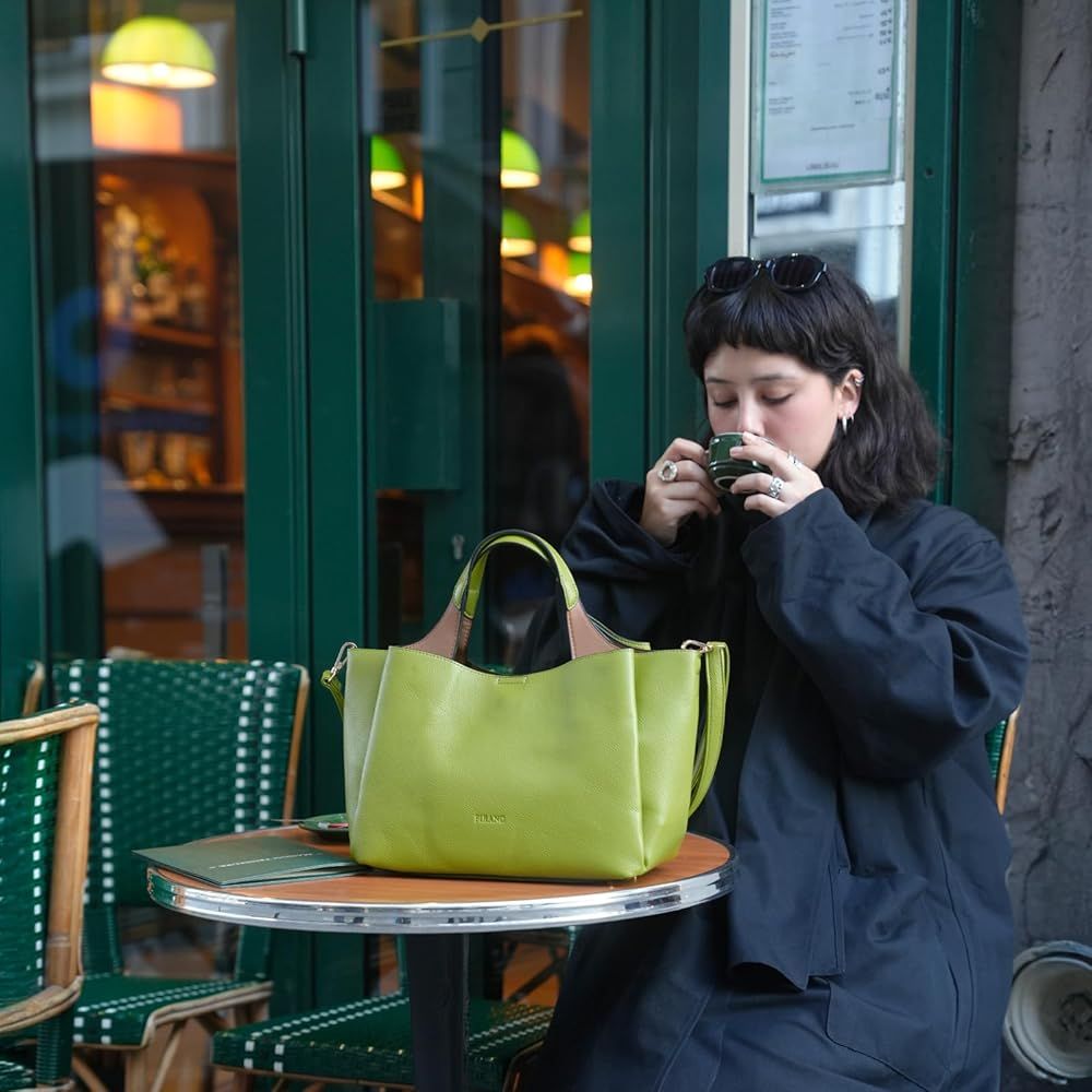 FIRANO] バイカラーハンドルハンドバッグ レディース ARNO LABEL