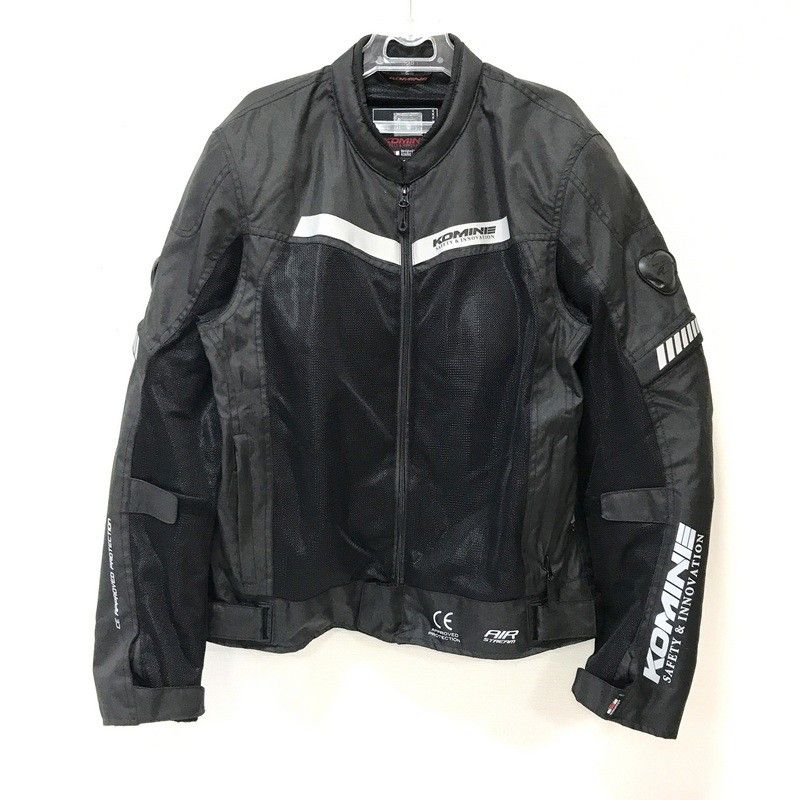 KOMINE コミネ 07 1274 JK プロテクトハーフメッシュジャケット メンズ バイクウェア XLサイズ ブラック ツーリング オートバイ TA 3672