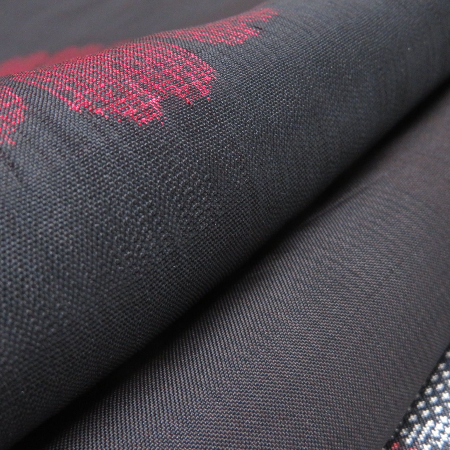 N 1 着物 正絹 大島紬 アンティーク 地空き ５点 イチゴの大島