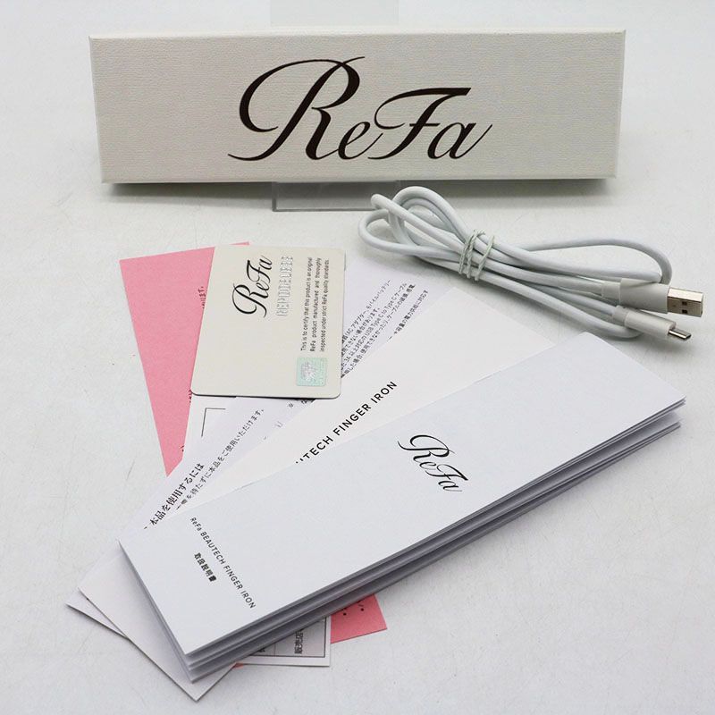 中古難有 ReFa リファビューテック フィンガーアイロン RE-AI05A Pink