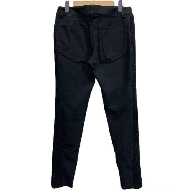 ISSEY MIYAKE ボアパンツ ボトムス ナイロン ポリエステル ポリウレタン ジップフライ 切替 サイドボア ジップスリット IM43FF026 古着