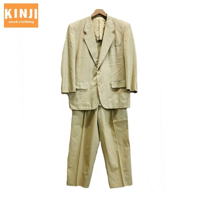 COMME des GARCONS HOMME スーツセットアップ 上下セット 90’s チェック シングルボタン テーラード HJ-11047S AD1990 古着