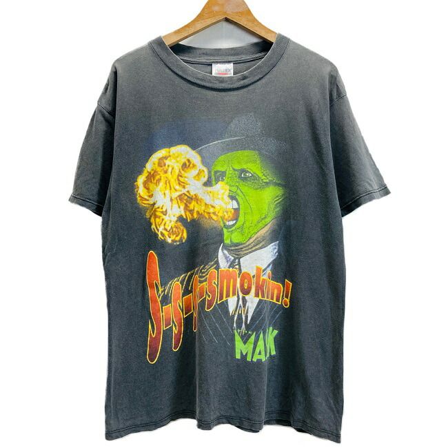 90s The Mask Tシャツ XL 90's Hanes ''THE MASK'' ムービーTシャツ 黒 表記(XL) USA製 | SOLD