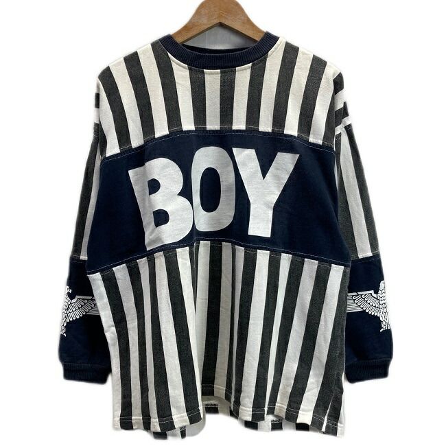 BOY LONDON スウェット トレーナー ストリート 両面プリント Lサイズ メンズ BOY LONDON スウェット トレーナー ￼ Lサイズ 黒 - メルカリ