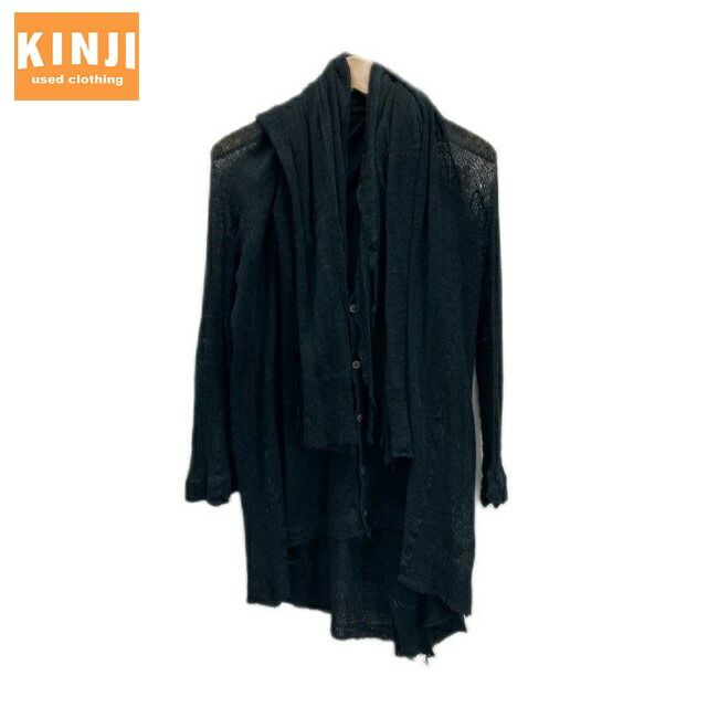 Y s カーディガン ショール 羽織 変形 無地 ドメスティック 古着