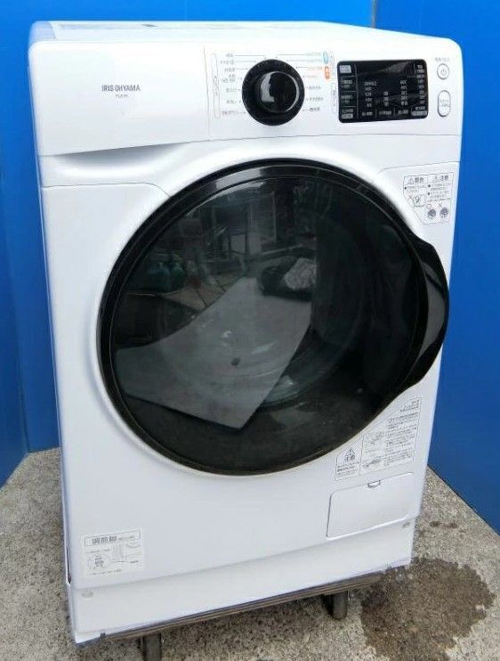U5☆アイリスオーヤマ ドラム洗濯機・FL81R-W ドラム式洗濯機 8キロ