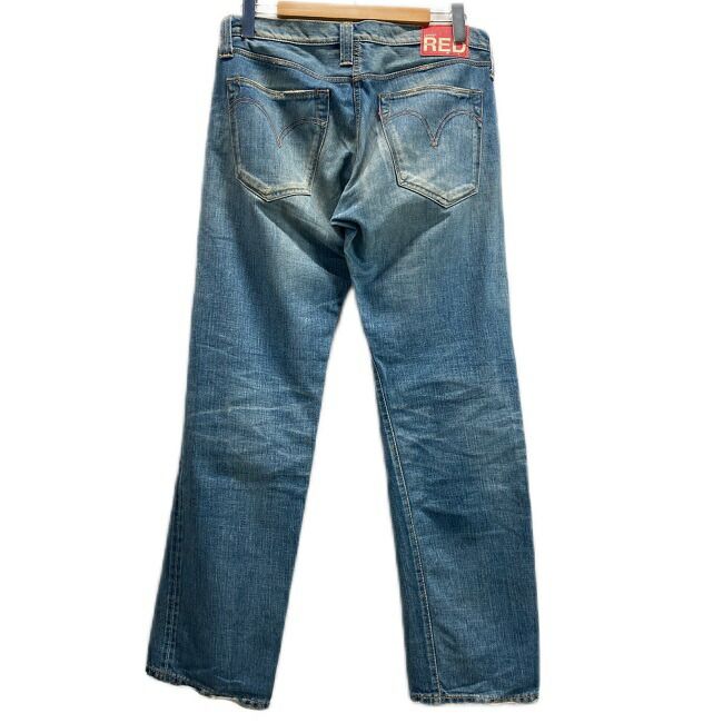 Levi s RED デニムパンツ Gパン ジーンズ ボタンフライ コットン 赤タブ ブランクタブ Rのみ J58 アメカジ 古着