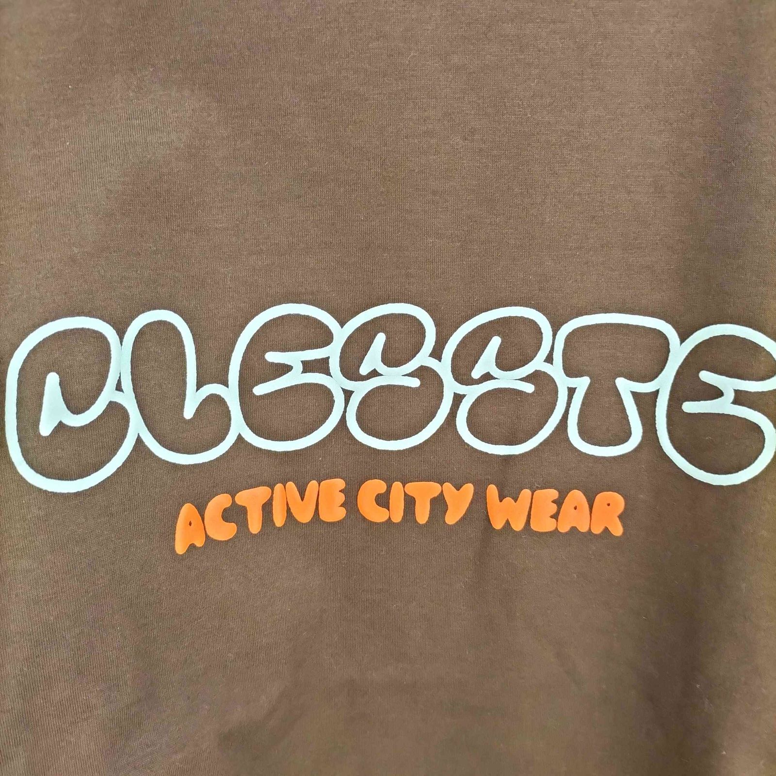 USED古着(ユーズドフルギ) {{CLESSTE}} 25AW BUBBLE LOGO PRINT MASSIVE T-SHIRT WITH DRAWSTRINGS オーバーサイズ プリント Tシャツ メンズ FR【中古】【ブランド古着バズストア】 ユーズドフルギ USED古着 {{CLESSTE}} 25AW BUBBLE LOGO PRINT MASSIVE