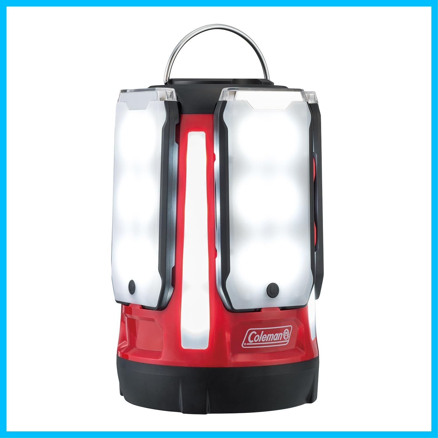 防災 LED 停電 充電式 クアッドマルチパネルランタン アウトドア コールマン Coleman キャンプ