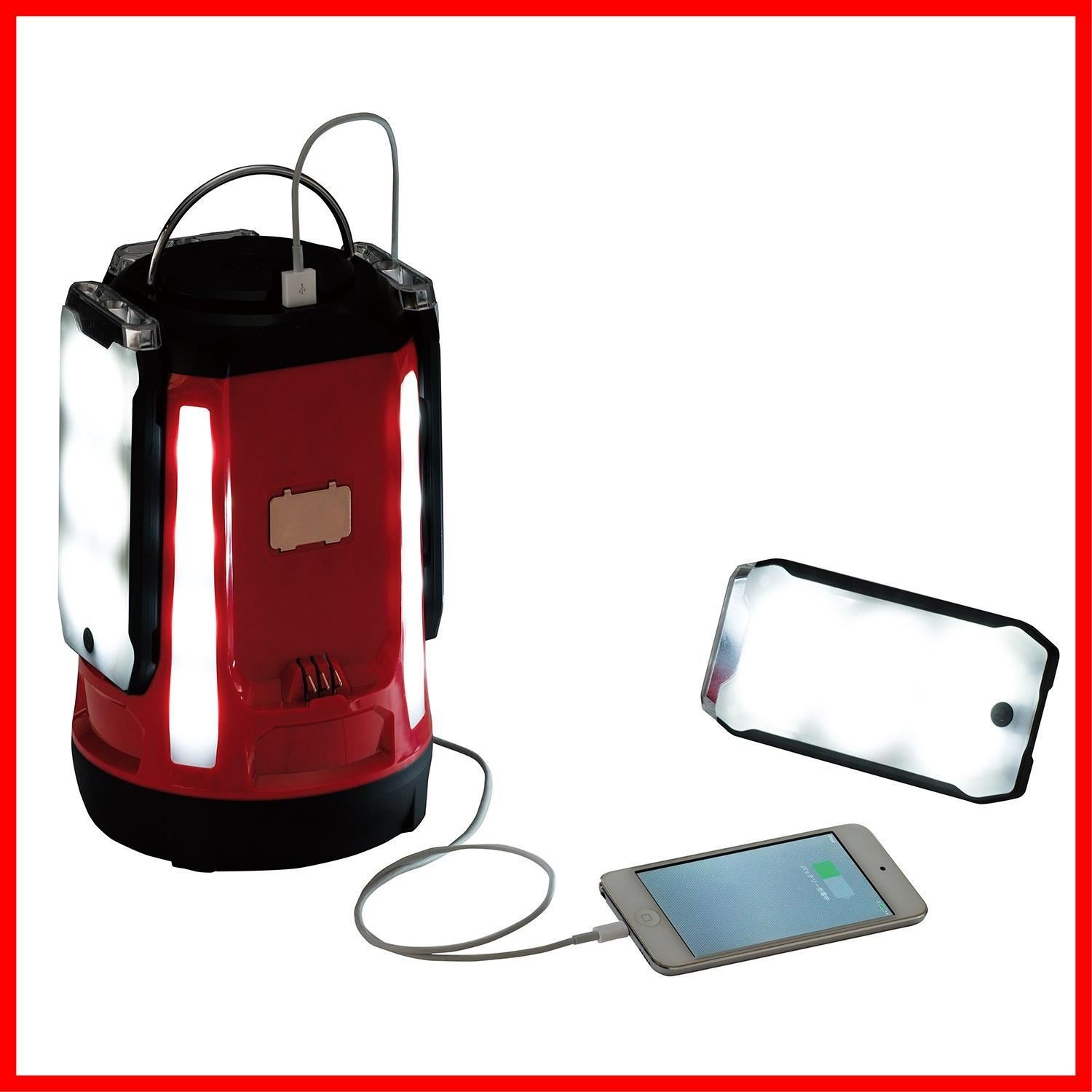 充電式 クアッドマルチパネルランタン