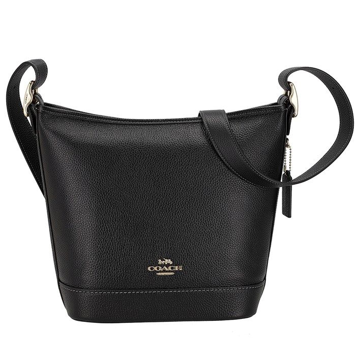 コーチ COACH ショルダーバッグ ジュード CBH18 ブラック リファインド ペブル レザー ゴールド金具