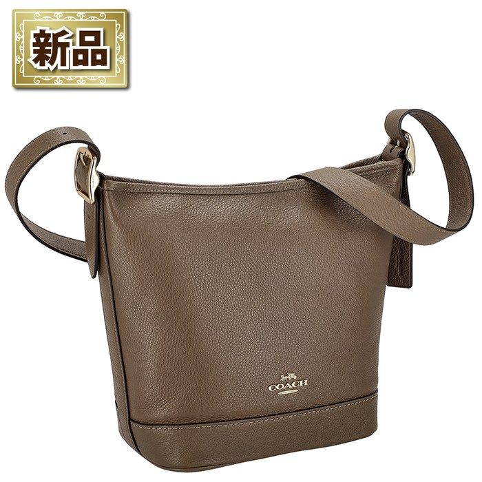 コーチ COACH ショルダーバッグ ジュード CBH 18 ブラウン リファインド ペブル レザー ゴールド金具