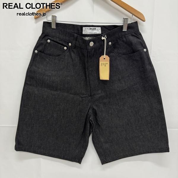 Hide and Seek ハイドアンドシーク 25SS Denim Short ハーフパンツ HP-040525 ブラック M