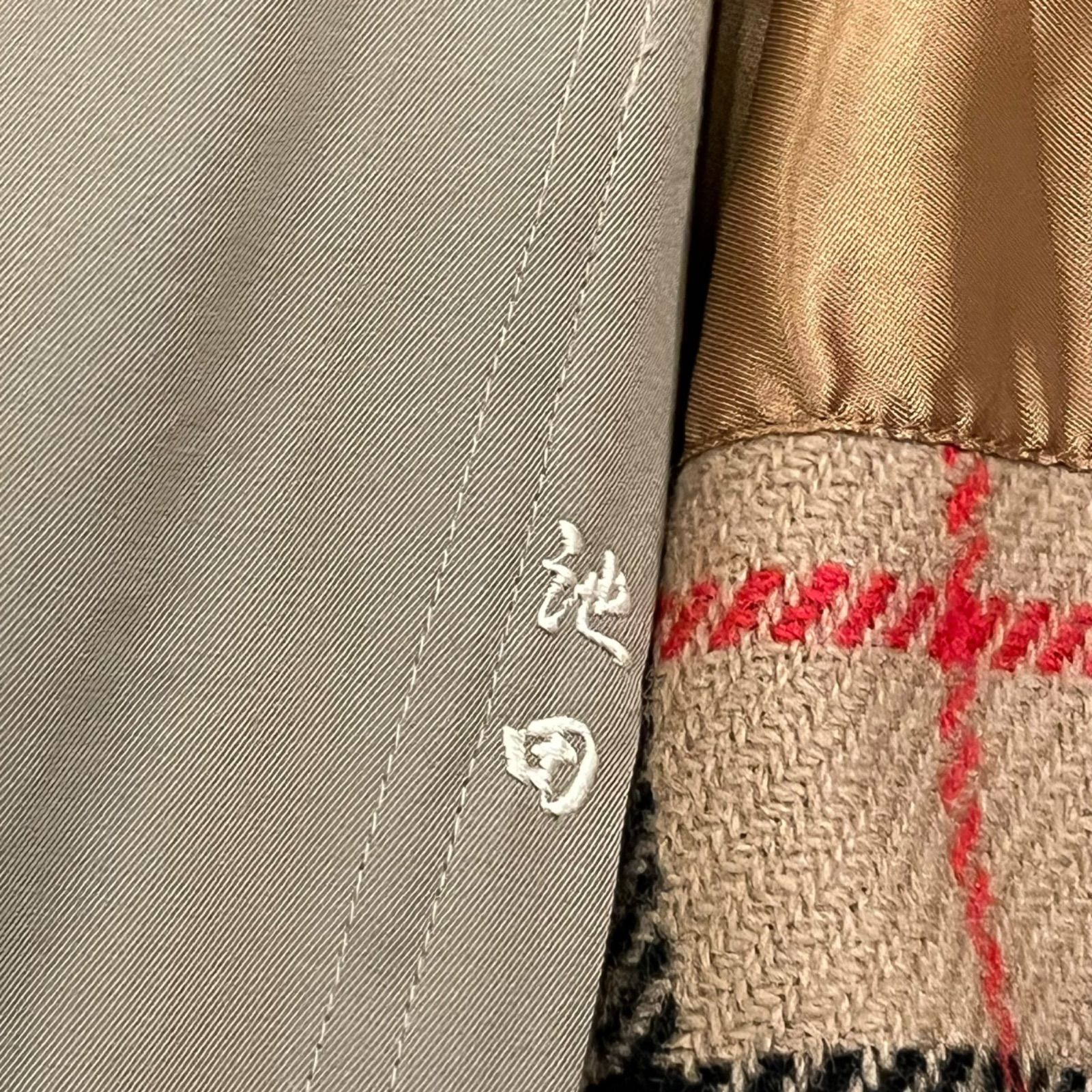 管2511-171】Burberrys バーバリーズ トレンチコート ベージュ 裏地