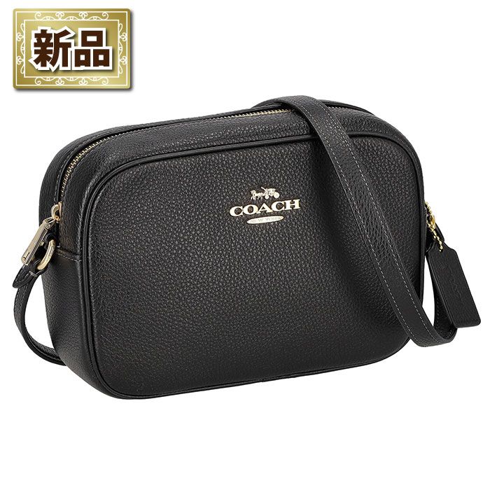 コーチ COACH ショルダーバッグ ジェイミー カメラバッグ CR110 IMBLK 2025 SS ブラック リファインドペブルレザー ゴールド金具