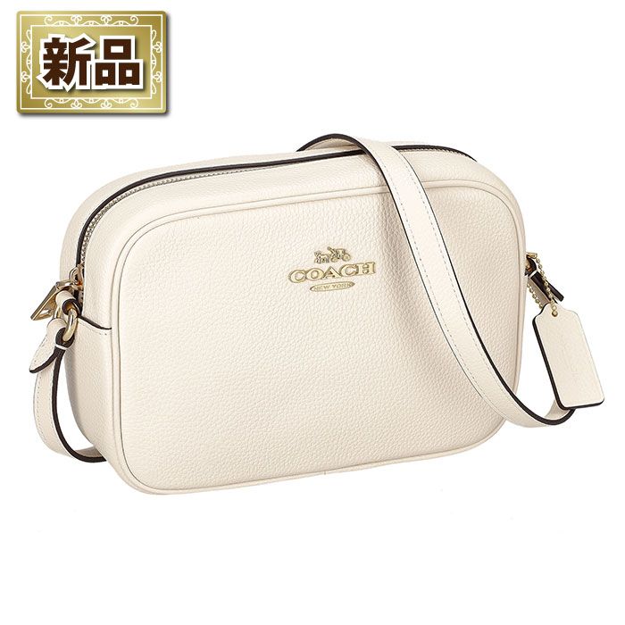 コーチ COACH ショルダーバッグ ジェイミー カメラバッグ CR110 IMCHK 2025 SS チョーク リファインドペブルレザー ゴールド金具