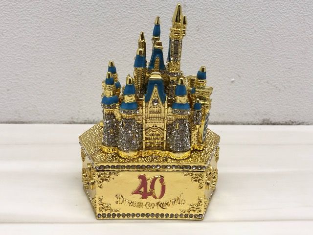 東京ディズニーランド Arribas Brothers 40周年 シンデレラ城 小物入れ