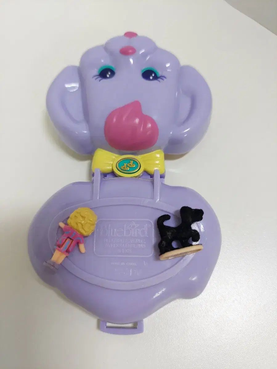 ポーリーポケット・パピーショー・ダズリンドッグショー・パピーフェイス・紫色 ヴィンテージ ポーリーポケット 1993 ダズリング ドッグショー 100