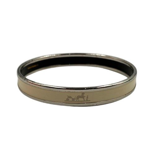 HERMES エルメス エマイユ バングル シルバー