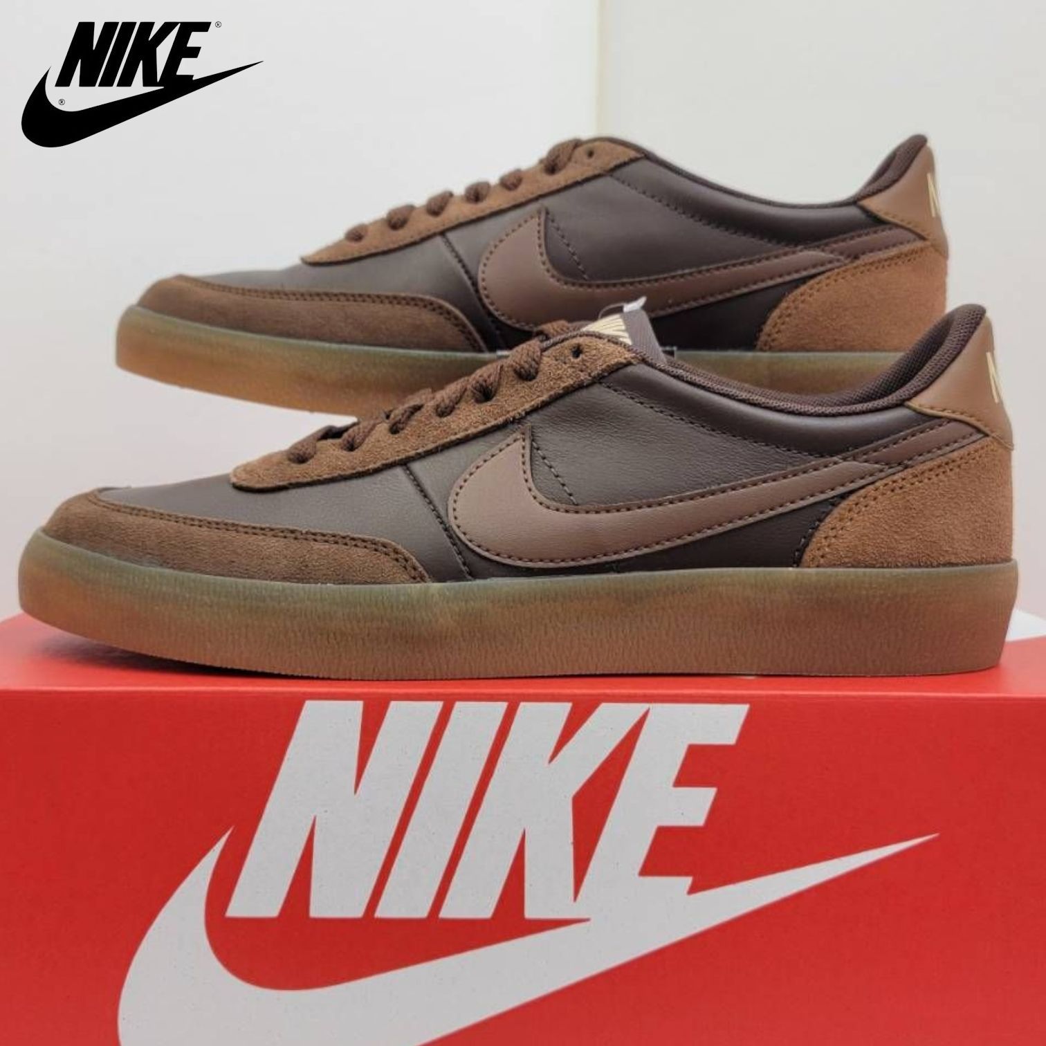 ナイキ キルショット2 レザー IB4504 237 バロックブラウン/カカオワオ