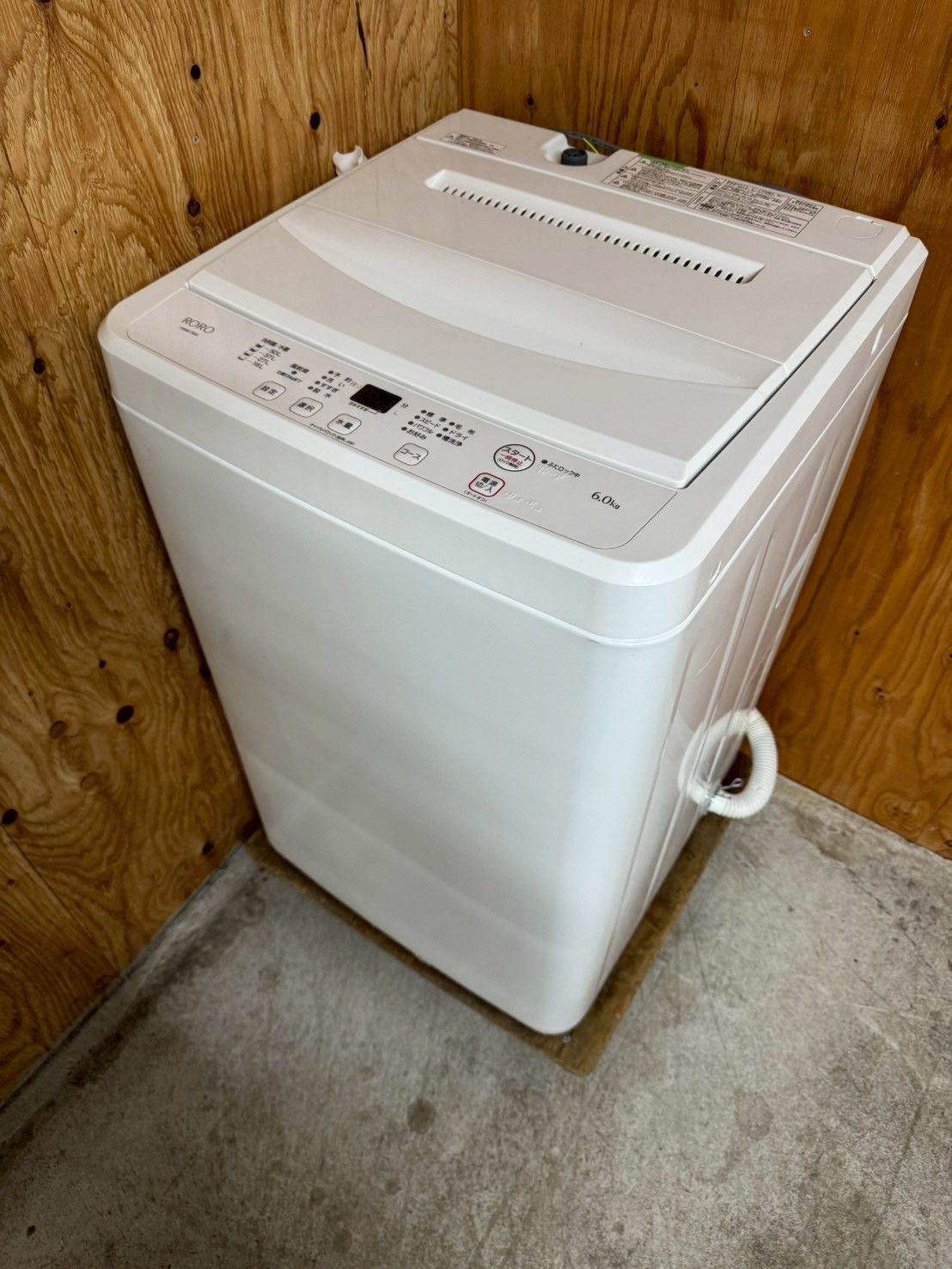 高年式 大阪 3か月保障付き 洗濯機 ヤマダ 6 kg YWM T 60 L SS 230