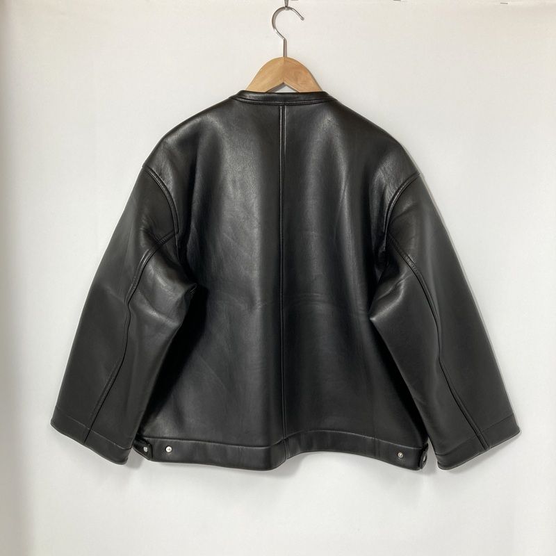 CURRENTAGE カレンテージ ノー ジャケット A2523FJ219 ボンディング スナップ ジャケット フリーサイズ ブラック アウター A15231