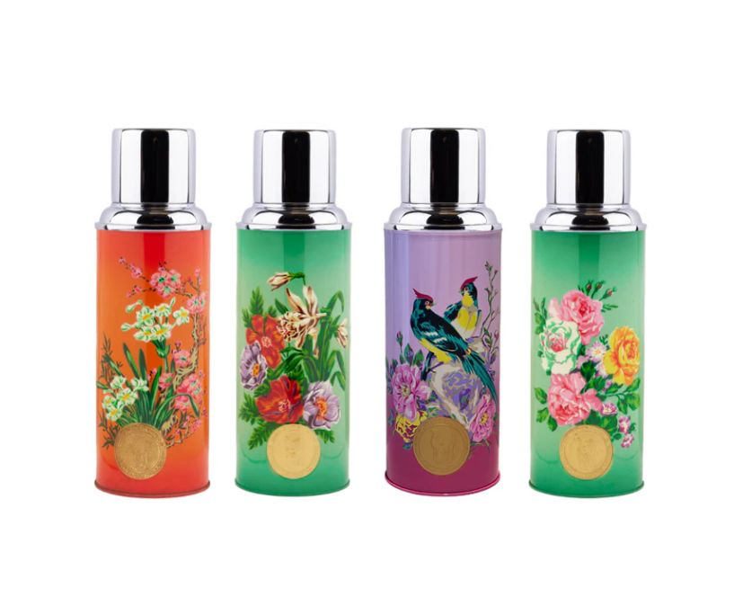 香港製 CAMEL 魔法瓶 450ml 二重ガラス 真空断熱 フラスク キャップ一体型ストッパー付き 116 Flowers and Birds series Cherry Blossom 花鳥シリーズ 桃の花 WWW_OPDRERGINERDOGAN_COM