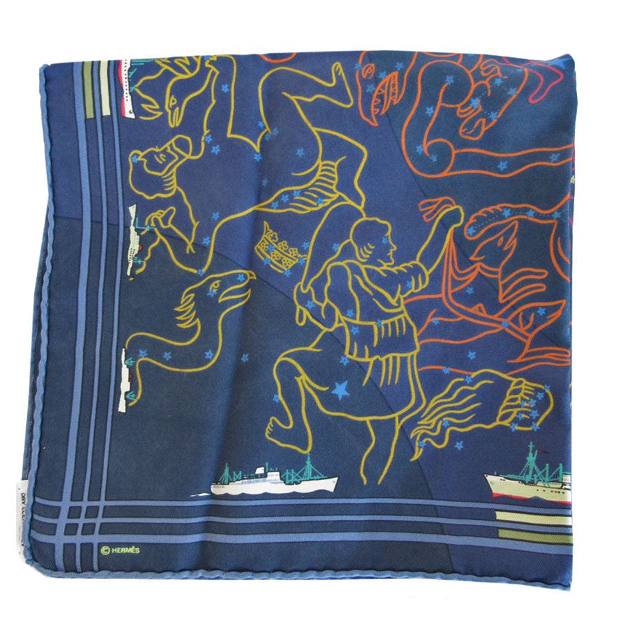 エルメス スカーフ RENDEZ VOUS AU 24 エルメス カレ 70 スカーフ