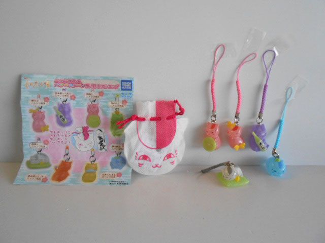 ♯Jpt 12 ND 夏目友人帳 ニャンコ先生 パワーストーン風 ストラップ 5種
