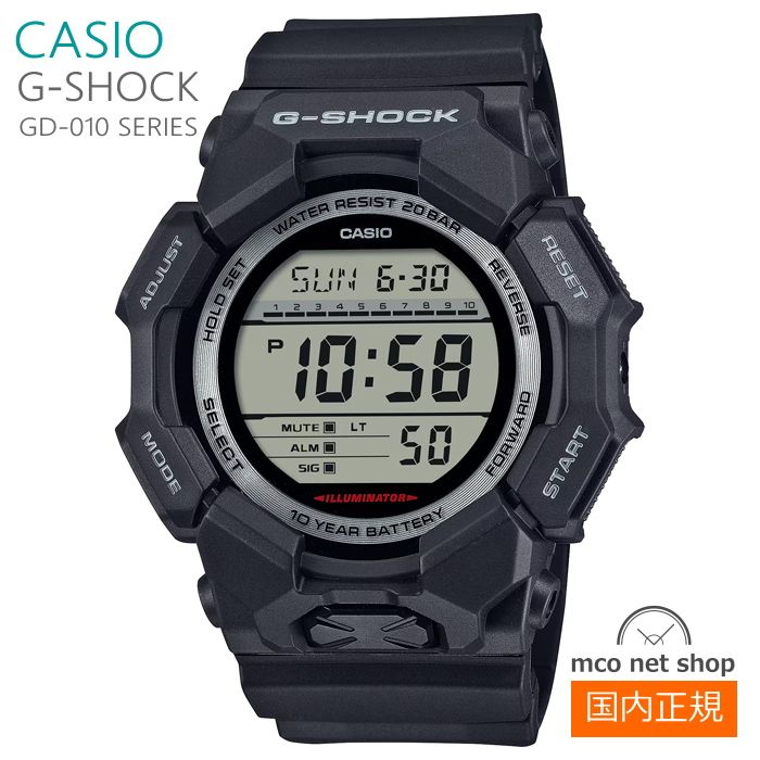 メンズ 腕時計 カシオ G-SHOCK デジタル GD-010-1JF CASIO GD-010 SERIES