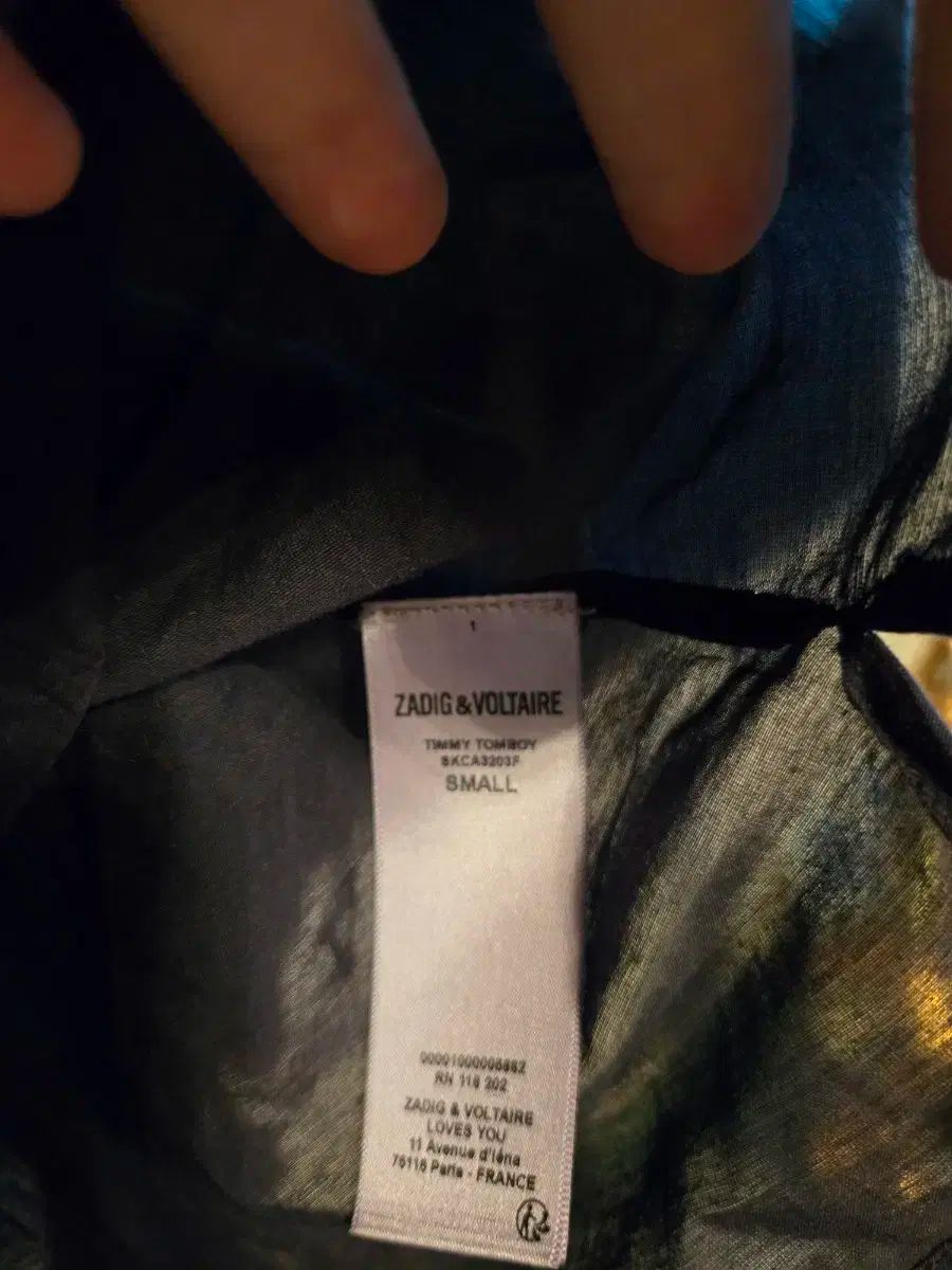 Zadig - Voltaire ティミ TOMBOY ブラウス S 長袖 シャツ ブラウス