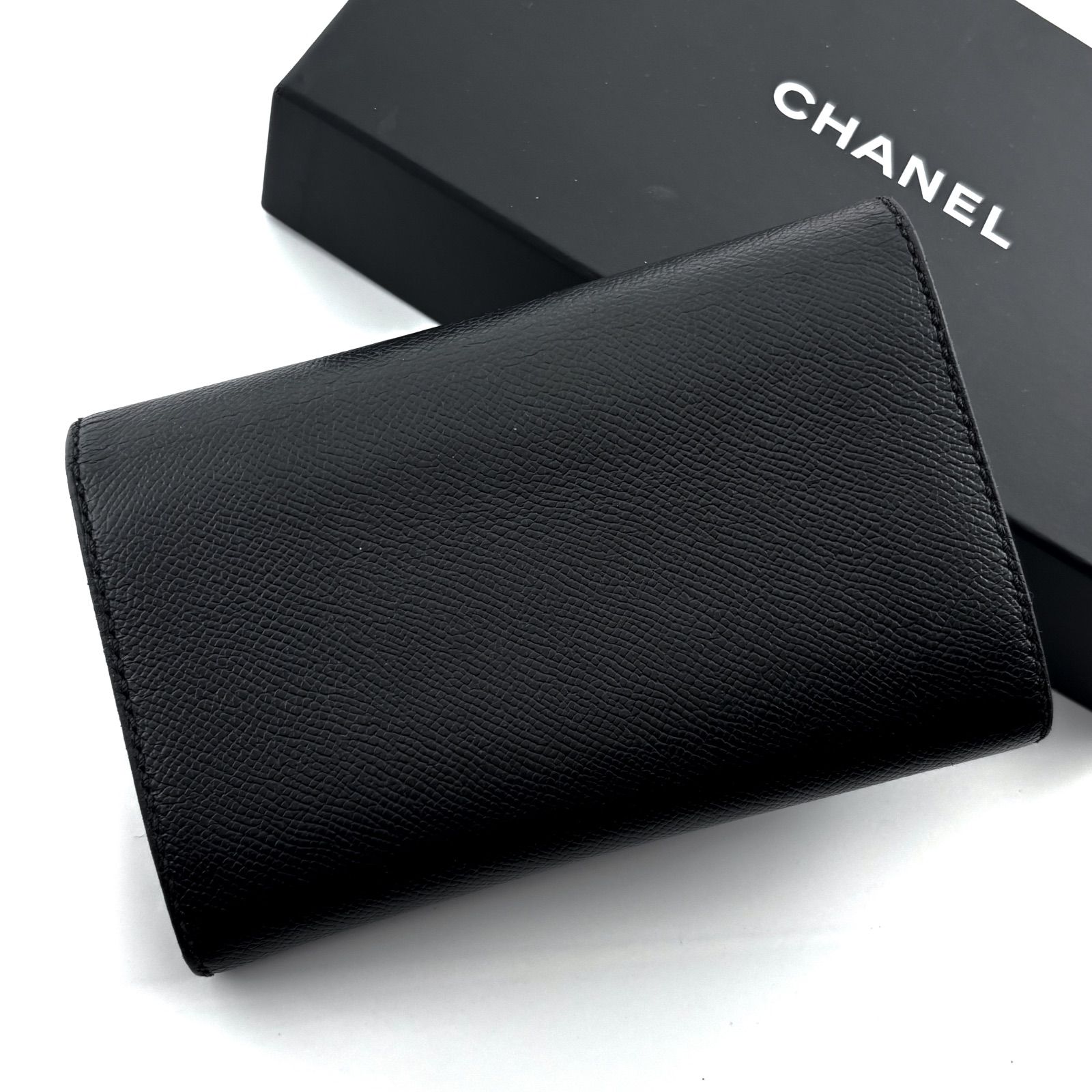 【超極美品✨】シャネル 財布 ココロック 三つ折 財布 極美品✨】シャネル 財布 ココロック 三つ折 がま口 附属有 - メルカリ