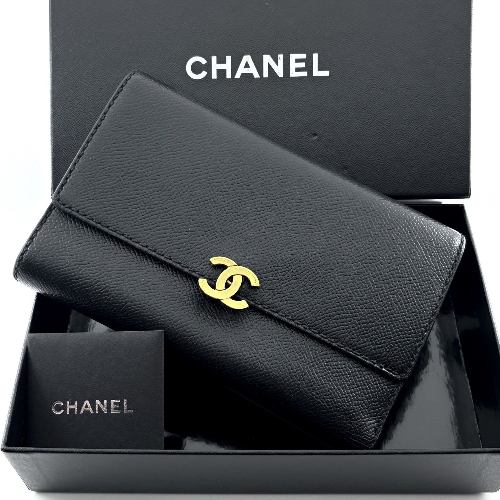 【超極美品✨】シャネル 財布 ココロック 三つ折 財布 極美品✨】シャネル 財布 ココロック 三つ折 がま口 附属有 - メルカリ