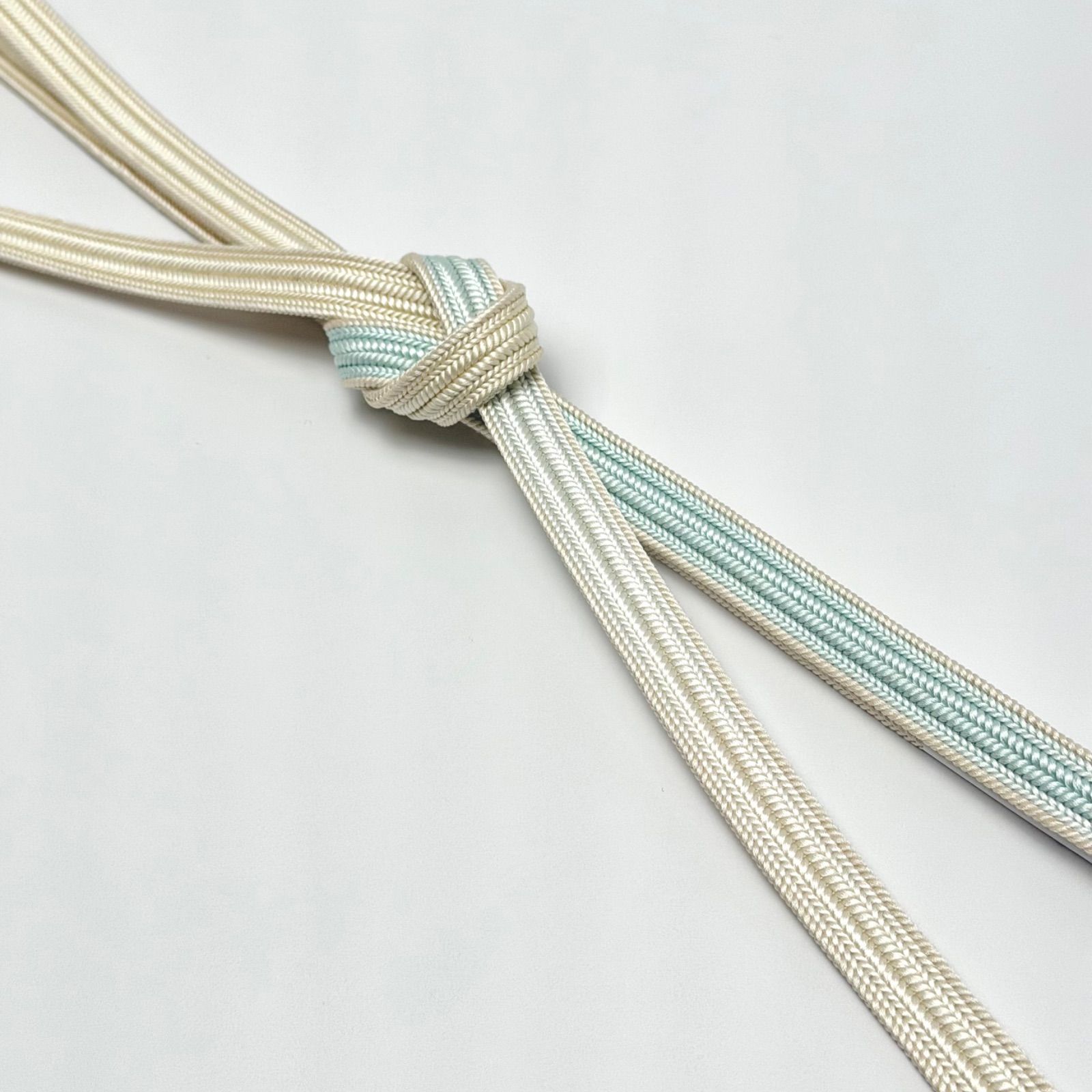 帯締め 衿秀 綾竹組 双葉ぼかし より房 0073