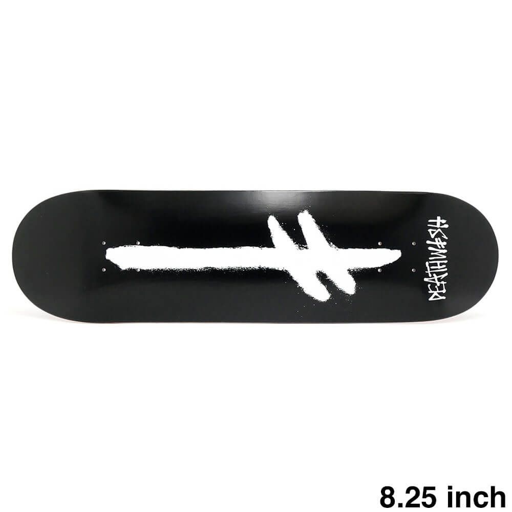 DEATHWISH DECK デスウィッシュ デッキ TEAM GANG SPRAY BLACK WHITE 8.25 DSM スケートボード スケボー