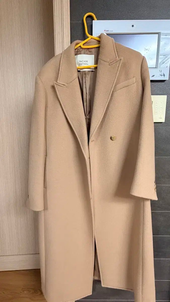 FACADE PATTERN カシミア ベルト付き コート