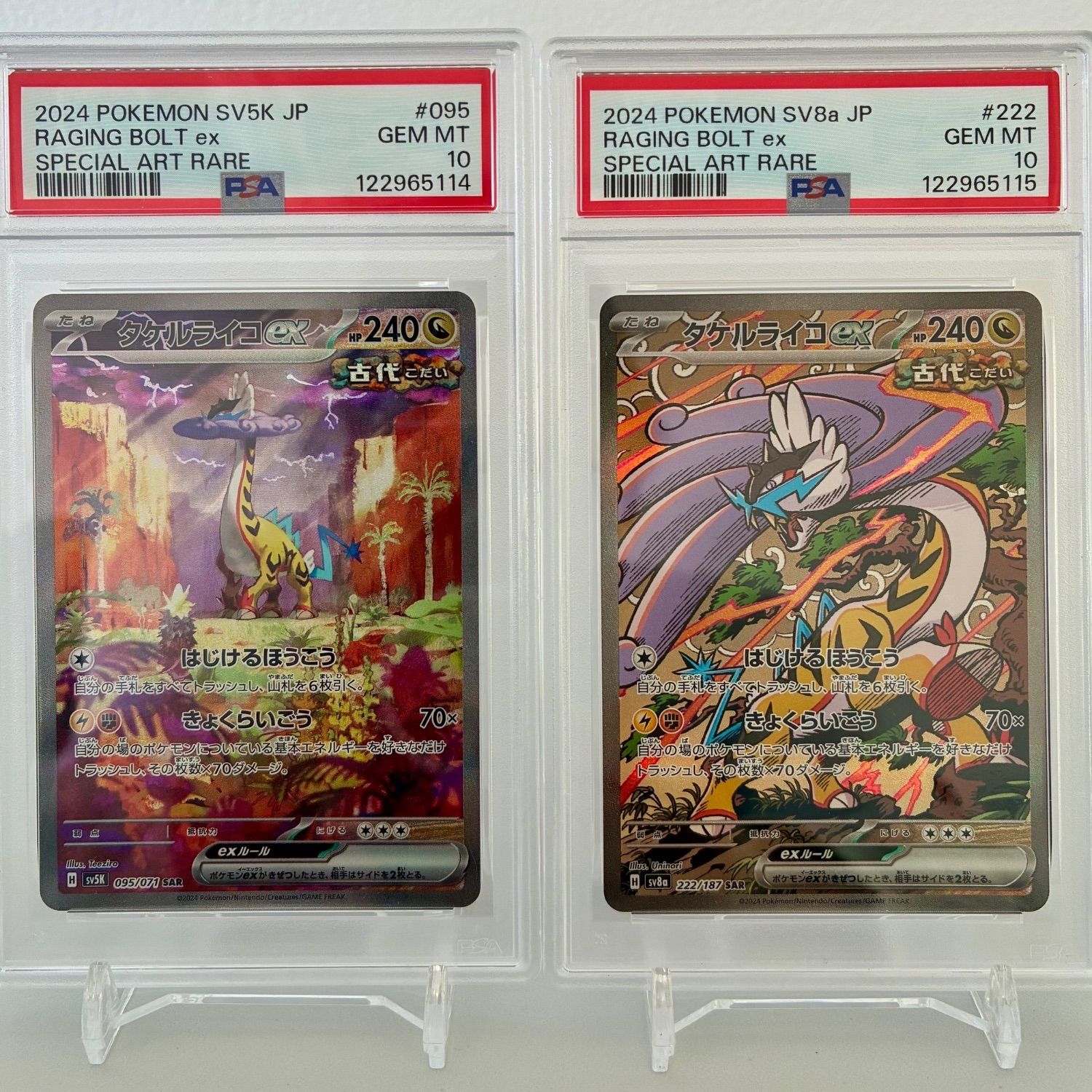PSA10】タケルライコ ex sar PSA10 2連番セット ワイルドフォース