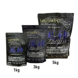 正規販売店 ファイトクラブ 風神プロテイン 徳用5kg ホエイ プロテイン コンセントレート 宅配便