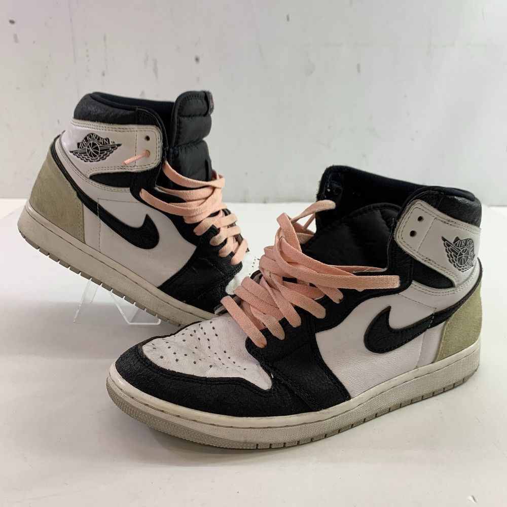 04w5261▽※【中古】Nike Air Jordan 1 High OG Bleached Coral 04w5261▽※【中古】Nike Air Jordan 1 High OG Bleached Coral
