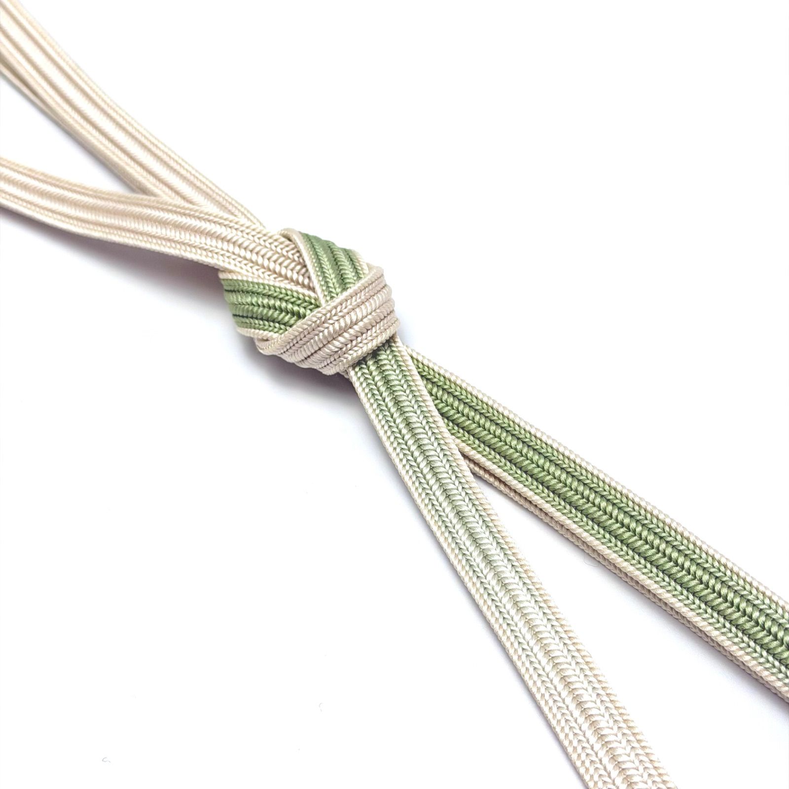 帯締め 衿秀 綾竹組 双葉ぼかし より房 0074