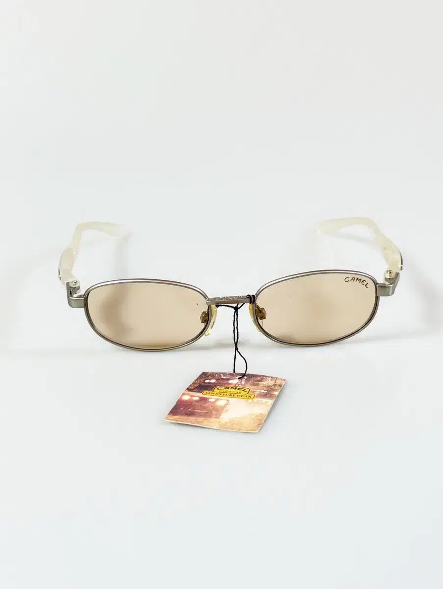 90 s CAMEL キャメル スリム オーヴァル フレーム ティント ヴィンテージ サングラス