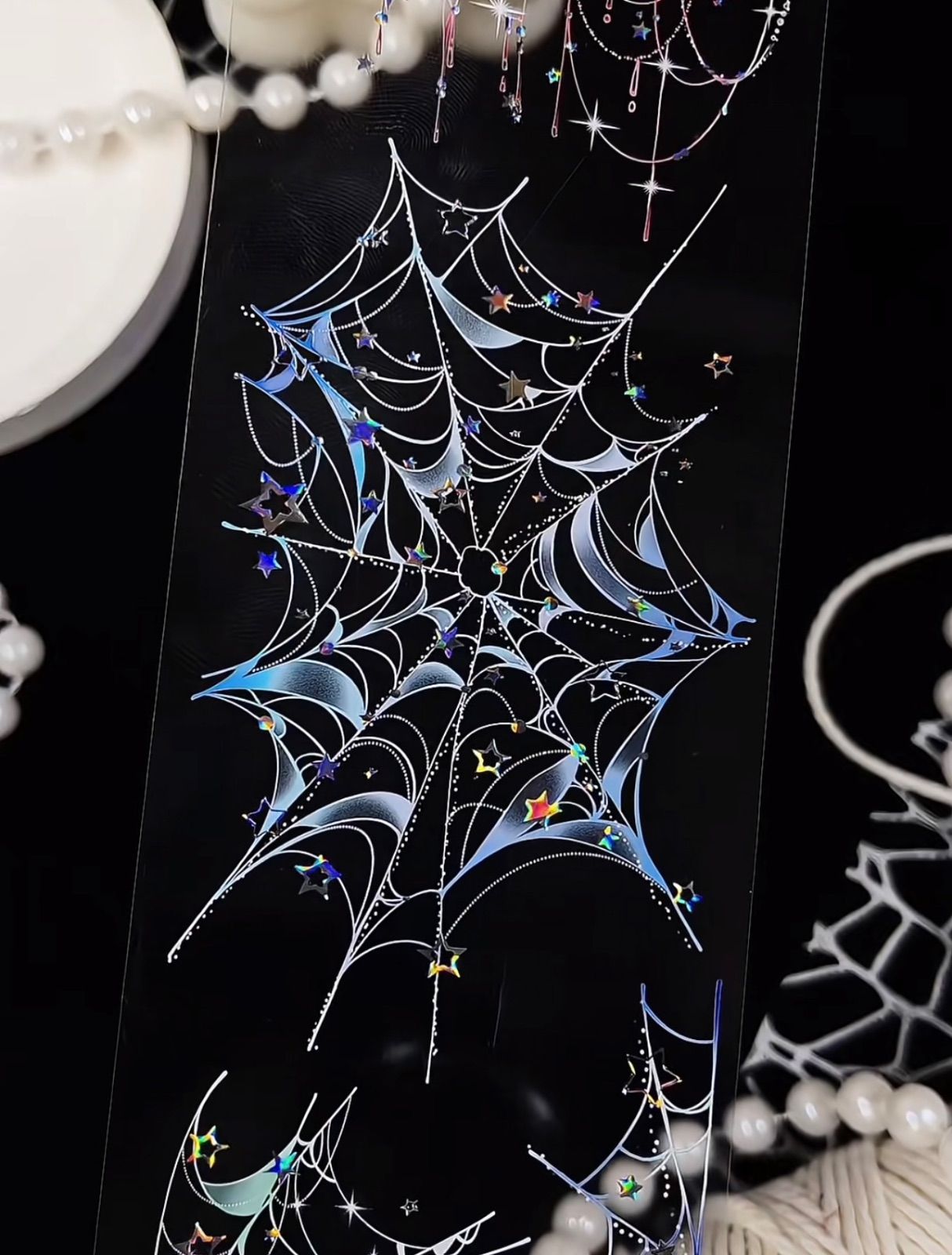 贝壳银 赛博世界 7cm×10m 100cm/loop 海外マスキングテープ 贝壳银 赛博世界 7cm×10m 100cm/loop 海外マスキングテープ 贝壳银 赛