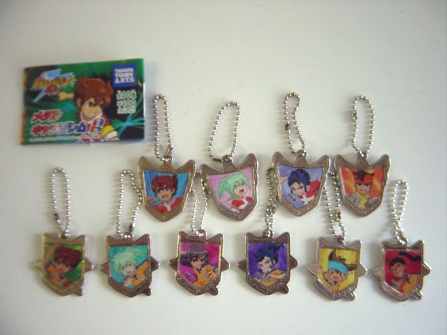 ♯Itv06CZイナズマイレブンGOメタルキャラブレム2全10種