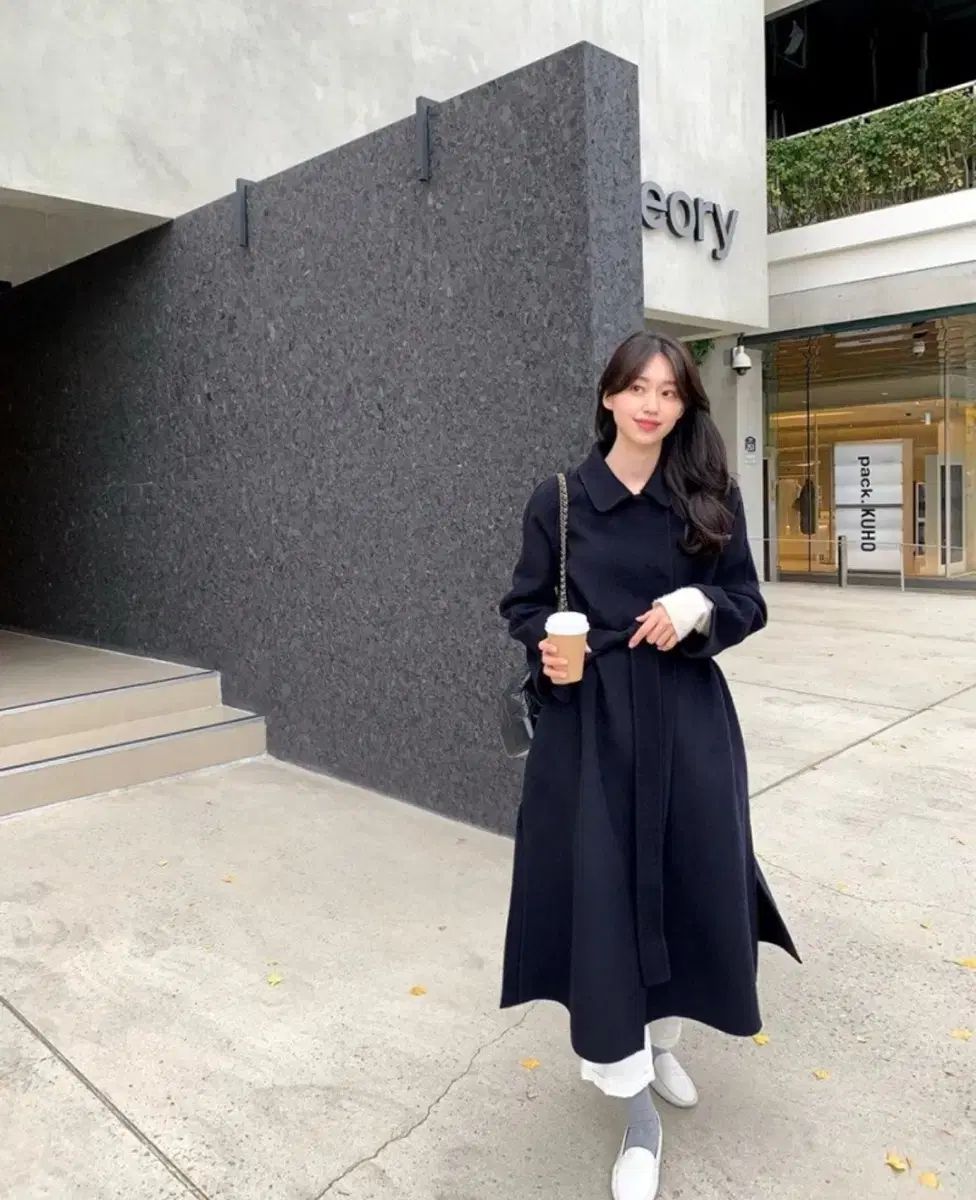 ルプレイン ディープネイビー コート