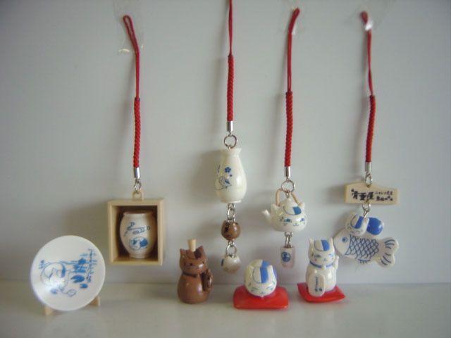 ♯Itt27IZ夏目友人帳ニャンコ先生焼き物 全8種